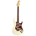 0119000723 - Guitarra  American Deluxe Stratratocaster Rw Fender - Branco (Olympic Pearl) (323)