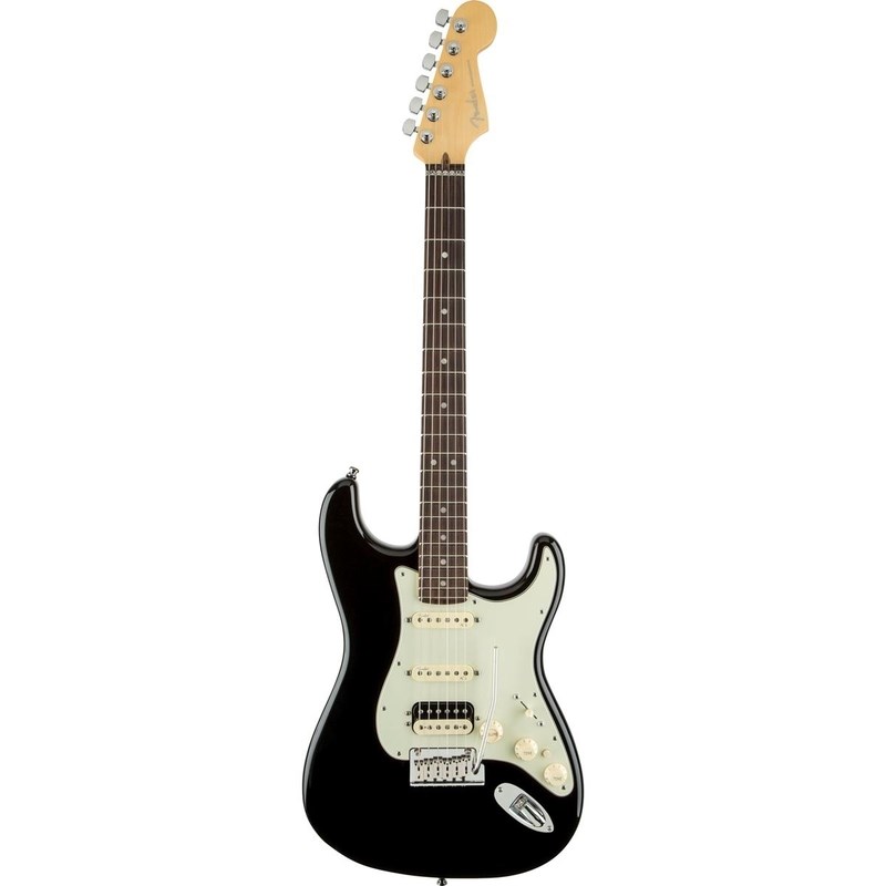 0119110706 Guitarra American Deluxe Stratocaster Shawbucker Hss® Fender - (black) (706)
