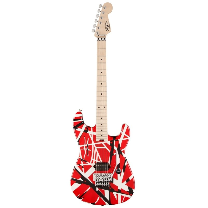 5107902503 Guitarra Striped Séries Red Black White EVH