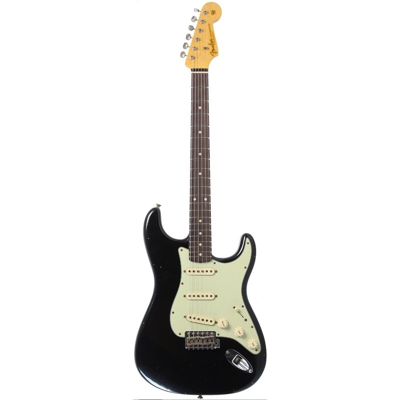 9231007 Guitarra 61 Strato Relic Time Machine Collection Fender - Aged Black (534)