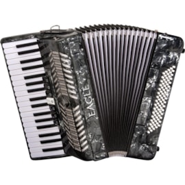Acordeon Ega 0780 Pbk-preto Transparente Eagle Acordeon Ega 0780 Pbk-preto Transparente Eagle
