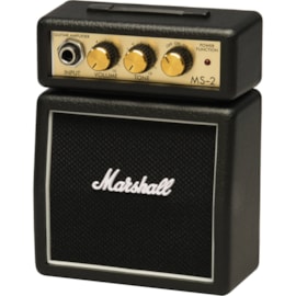 Amplificador Marshall Ms-2 Mini Amp Black Marshall Amplificador Marshall Ms-2 Mini Amp Black Marshall