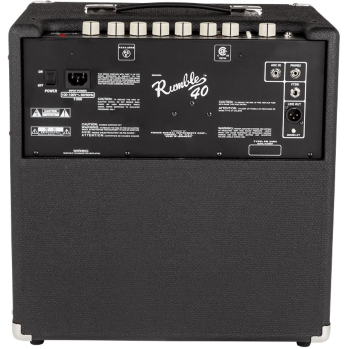 Fender ベースアンプRumble 40(V3) Amplificador para Contrabaixo Fender Rumble 40 V3
