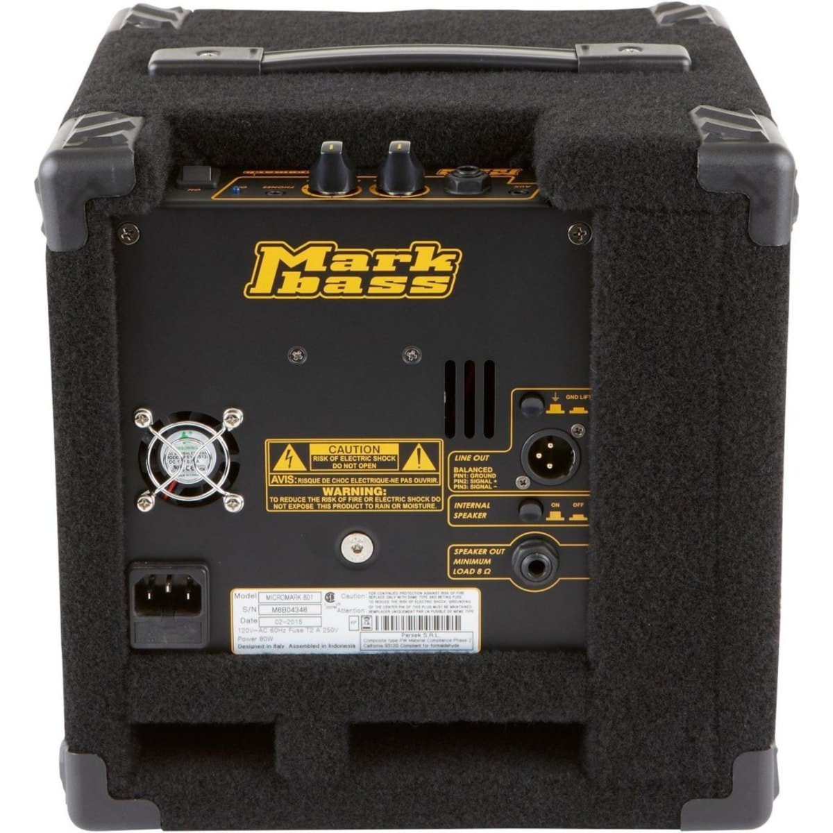 Amplificador para Contrabaixo Micromark 801 60w