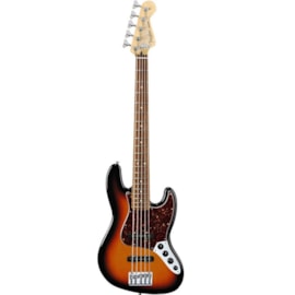 Baixo Fender 5c Deluxe Active Jazz Bass® V Fender - Sunburst (Brown Sunburst) (32) Baixo Fender 5c Deluxe Active Jazz Bass® V Fender - Sunburst (Brown Sunburst) (32)