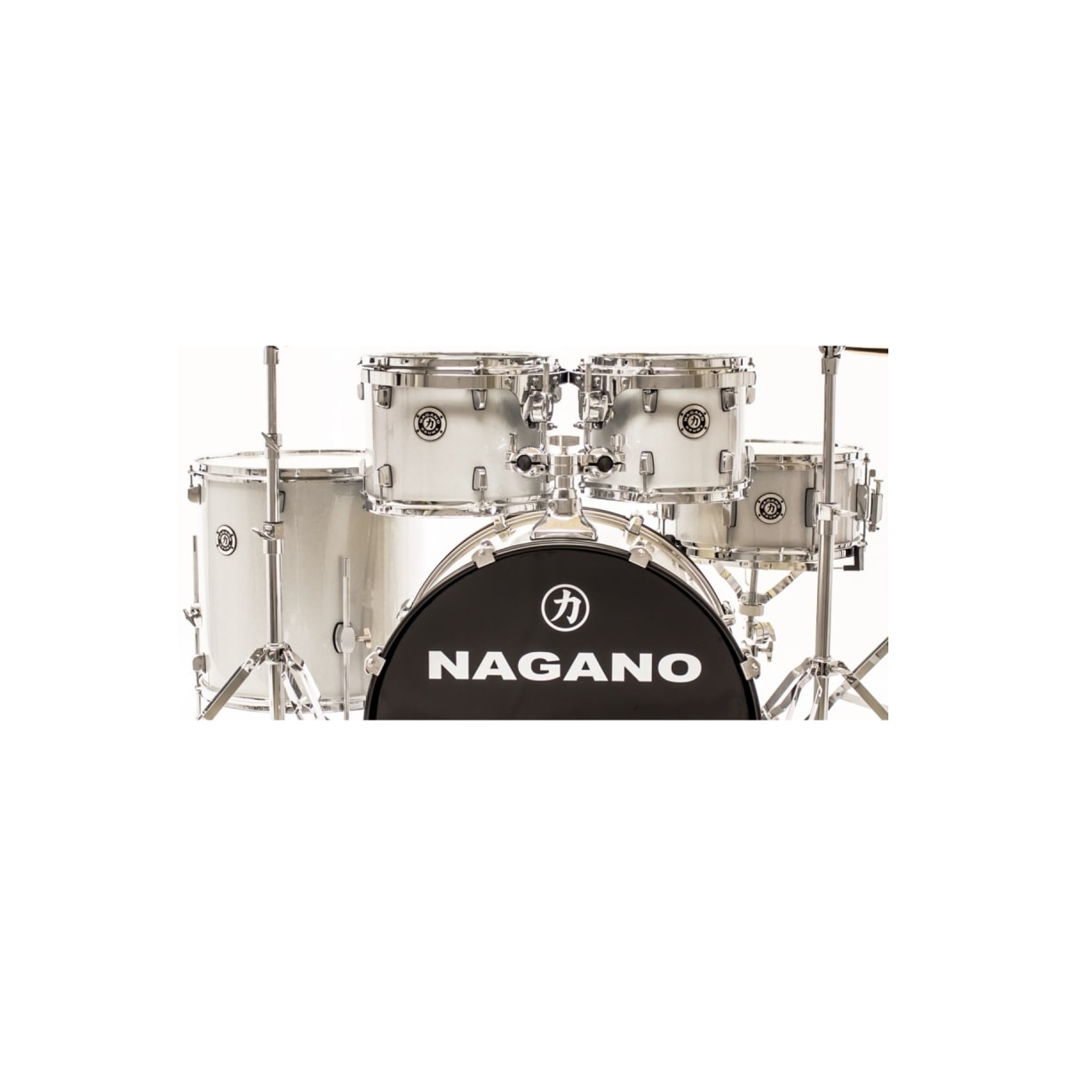 Bateria Acústica Garage Rock Bumbo 22", caixa 14", Surdo 16" e toms 10