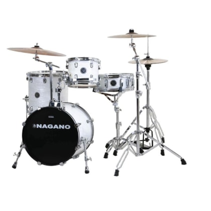 Bateria Concert Gig Nagano - Brooklin White (BW) Bateria Concert Gig Nagano - Brooklin White (BW)
