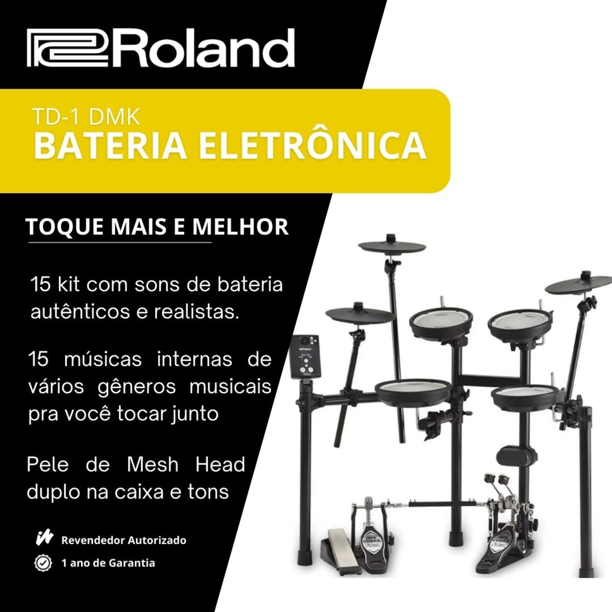 Bateria Eletrônica TD-1 DMK Série V-Drums
