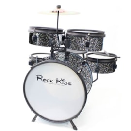 Bateria Infantil Rock Kids Pbkd14972 RMV - Preto (BK) Bateria Infantil Rock Kids Pbkd14972 RMV - Preto (BK)