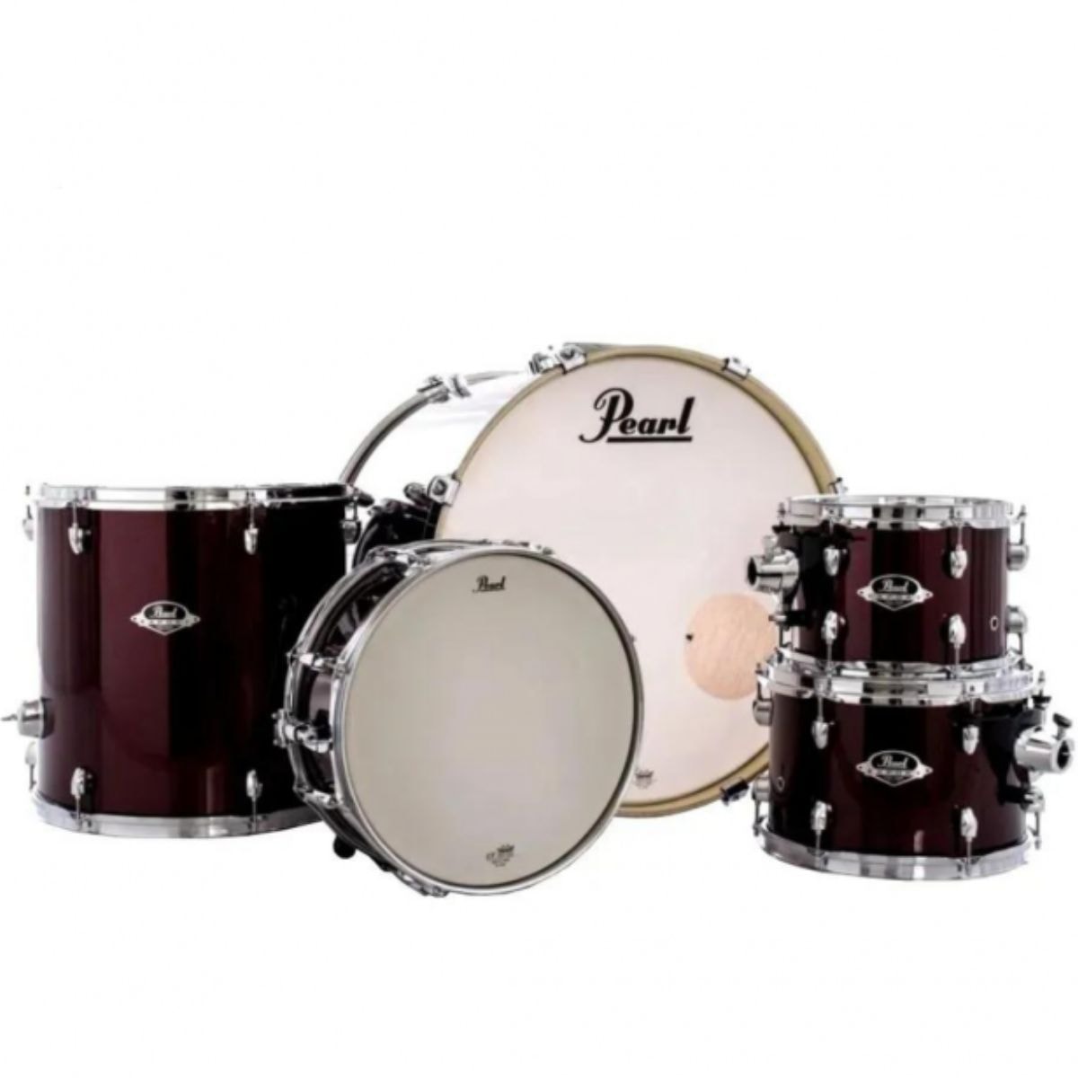 Bateria Pearl Export EXX725SP/C Shell Pack - Burgundy (Sem Ferragens)