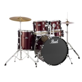 Bateria Roadshow RS525/C 22"10"12"16"14X5,5 Pearl - Vinho (Red Wine) (91) Bateria Roadshow RS525/C 22"10"12"16"14X5,5 Pearl - Vinho (Red Wine) (91)