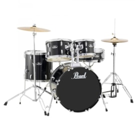 Bateria Roadshow Rs584/c 18"10"14"13" C/ Ferragem Pearl - Preto (Jet Black) (31) Bateria Roadshow Rs584/c 18"10"14"13" C/ Ferragem Pearl - Preto (Jet Black) (31)