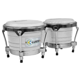 Bongô 6" / 7" Ripa Branco Ferro Cromado Animal Luen Bongô 6" / 7" Ripa Branco Ferro Cromado Animal Luen