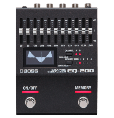 ©︎ページ BOSS EQ-200 Graphic Equalizer BOSS EQ-200 | Pedal de Graphic Equalizer