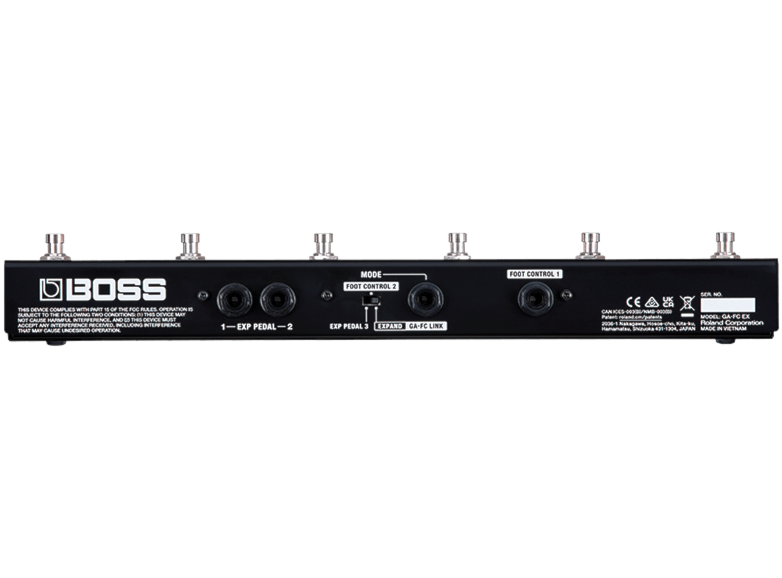 BOSS GA-FC-EX | Pedaleira controladora para a série de