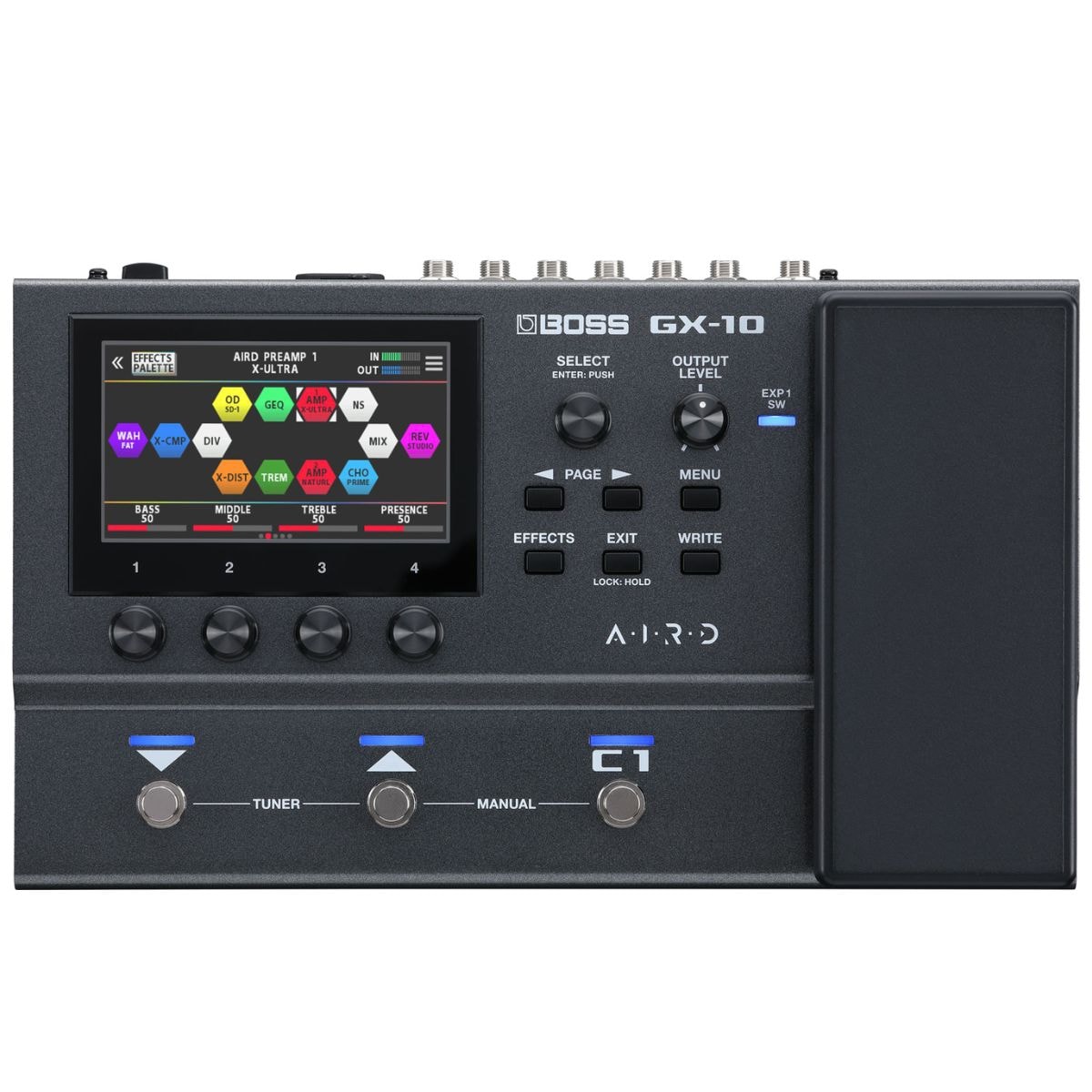 BOSS GX-10 | Processador de efeitos para Guitarra e Baixo