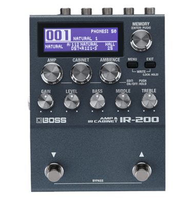 ギター BOSS IR-200 Boss Ir-200 | Pedal Simulador De Amp E Gabinete Com Ir