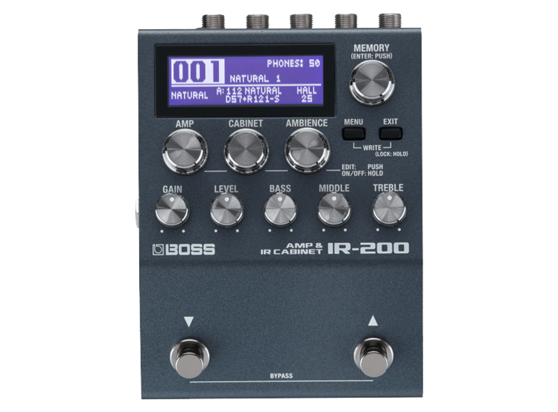 BOSS IR-200 | Pedal Simulador de Amp e Gabinete com Impulse Response