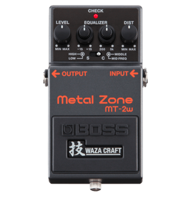 BOSS MT-2W | Pedal de Distorção Metal Zone Waza Craft