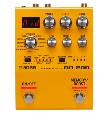 BOSS OD-200 | Pedal multiefeito de drive