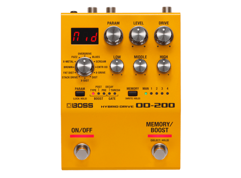 BOSS OD-200 Hybrid Drive オーバードライブ BOSS OD-200 | Pedal multiefeito de drive