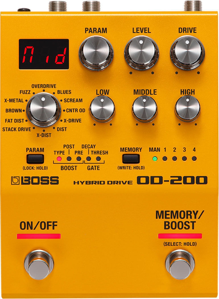 BOSS OD-200 オーバードライブ overdrive BOSS OD-200 | Pedal multiefeito de drive