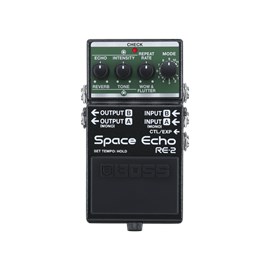 BOSS RE-2 | Space Echo pedal de delay e reverb compacto