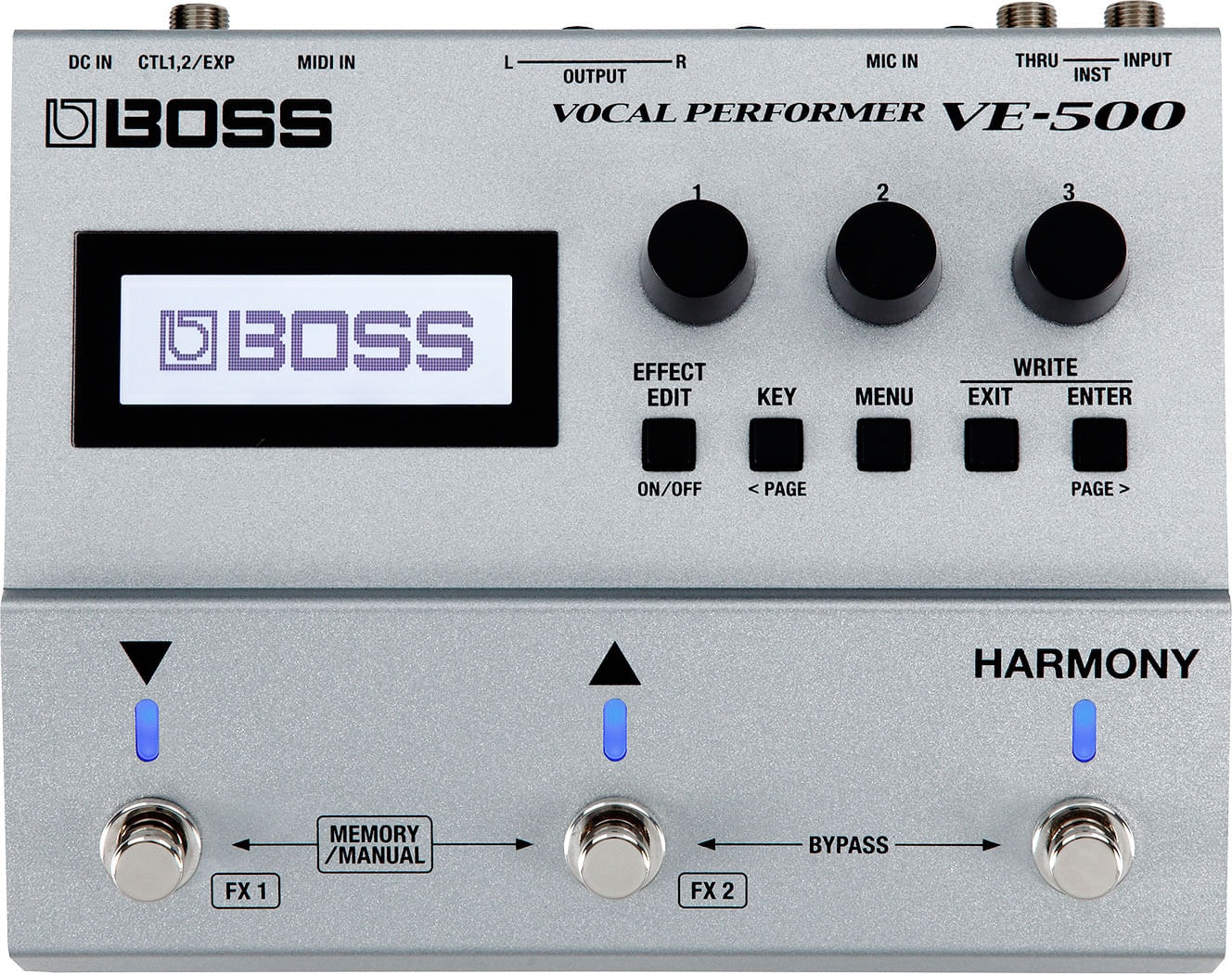 BOSS VE‐500 BOSS VE-500 | Processador Multiefeitos Vocal Performer