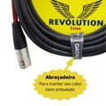 Cabo de Microfone XLR-XLR Datalink Revolution Plug Rean 3 m