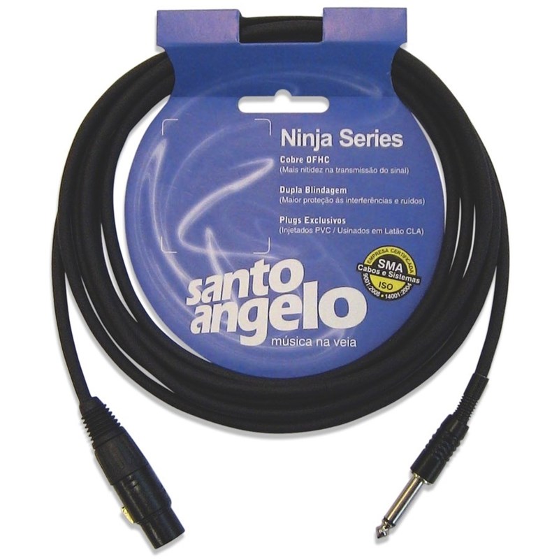 Cabo Ninja Hg B 15ft/4,57m  Xlr X P10 Santo Angelo