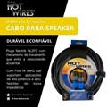 Cabo Para Cabeçote Caixa HotWires Speakon Plug Neutrik 7,62m