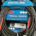Cabo para Microfone Datalink Garage Line P10-XLR F 7 Metros