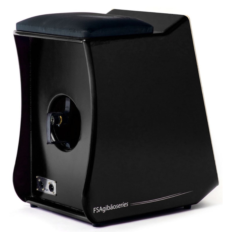 Cajon Elétrico FSA Inclinado Gibão Series FGB6501 Preto Made in Brazil