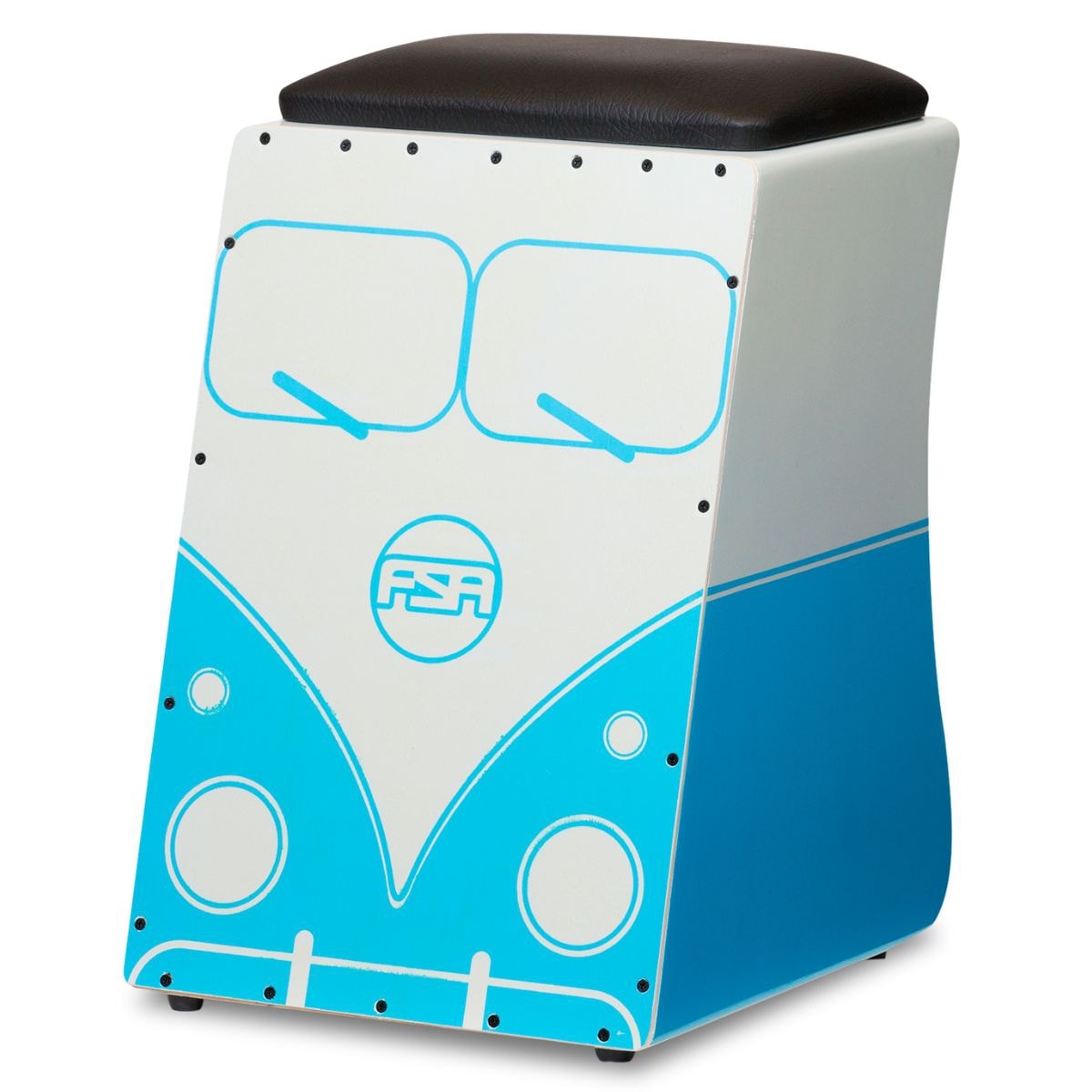 Cajon Elétrico FSA Inclinado Limited Series VDUB FLS02 Azul Made