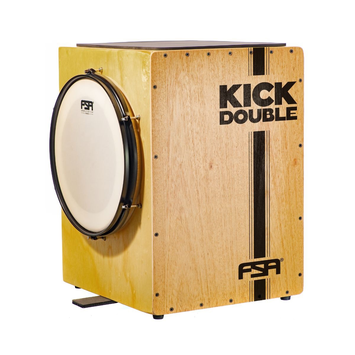 Cajon FSA Kick Box Double Bumbo 12" FKB02 Made in Brazil