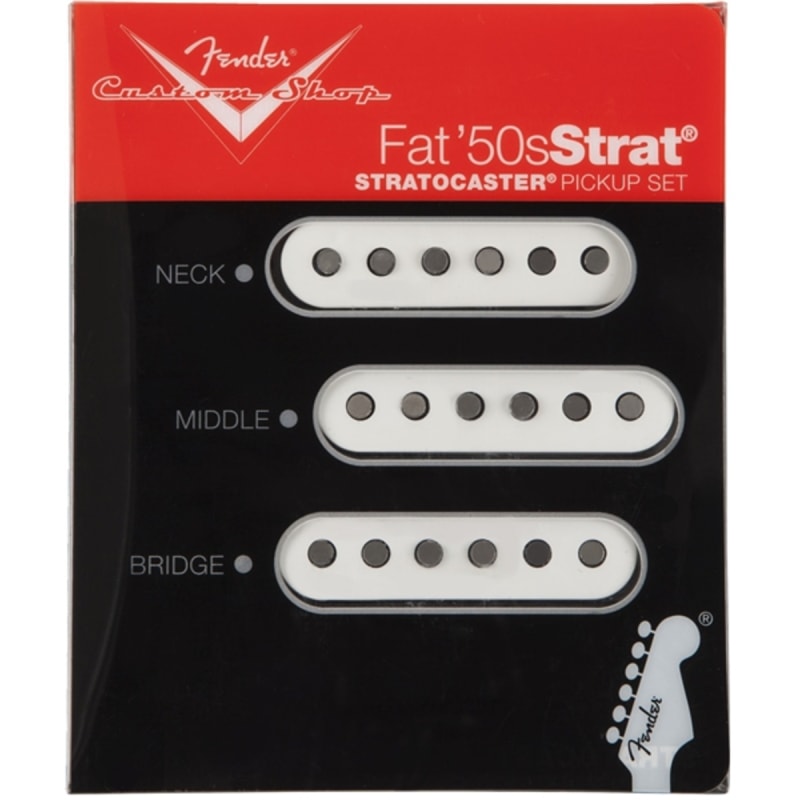 その他 Fender custom shop FAT 50's Captador Custom Shop Fat '50S Set com 3 Captadores