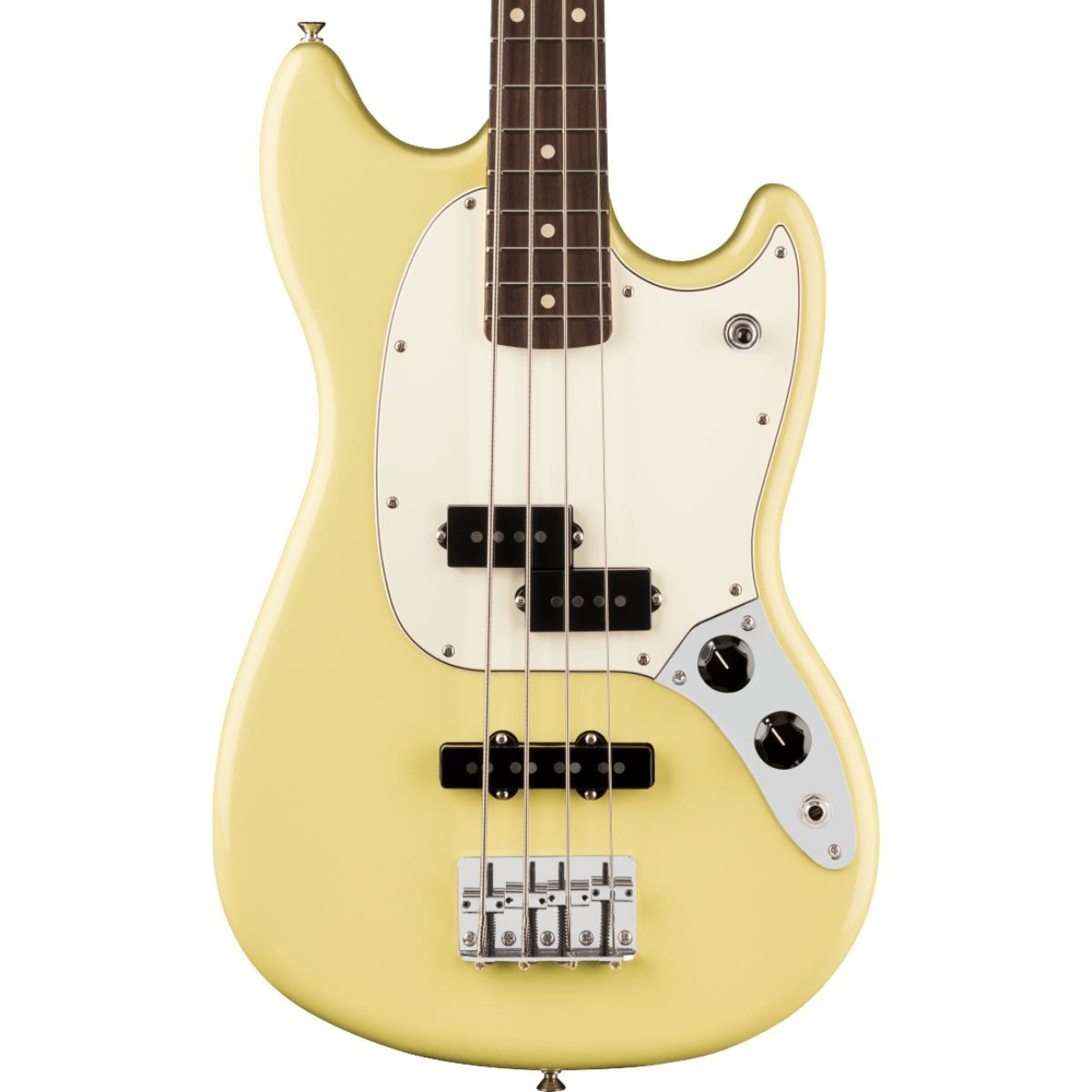 Contrabaixo Fender Mustang PJ Player II - Hialeah Yellow