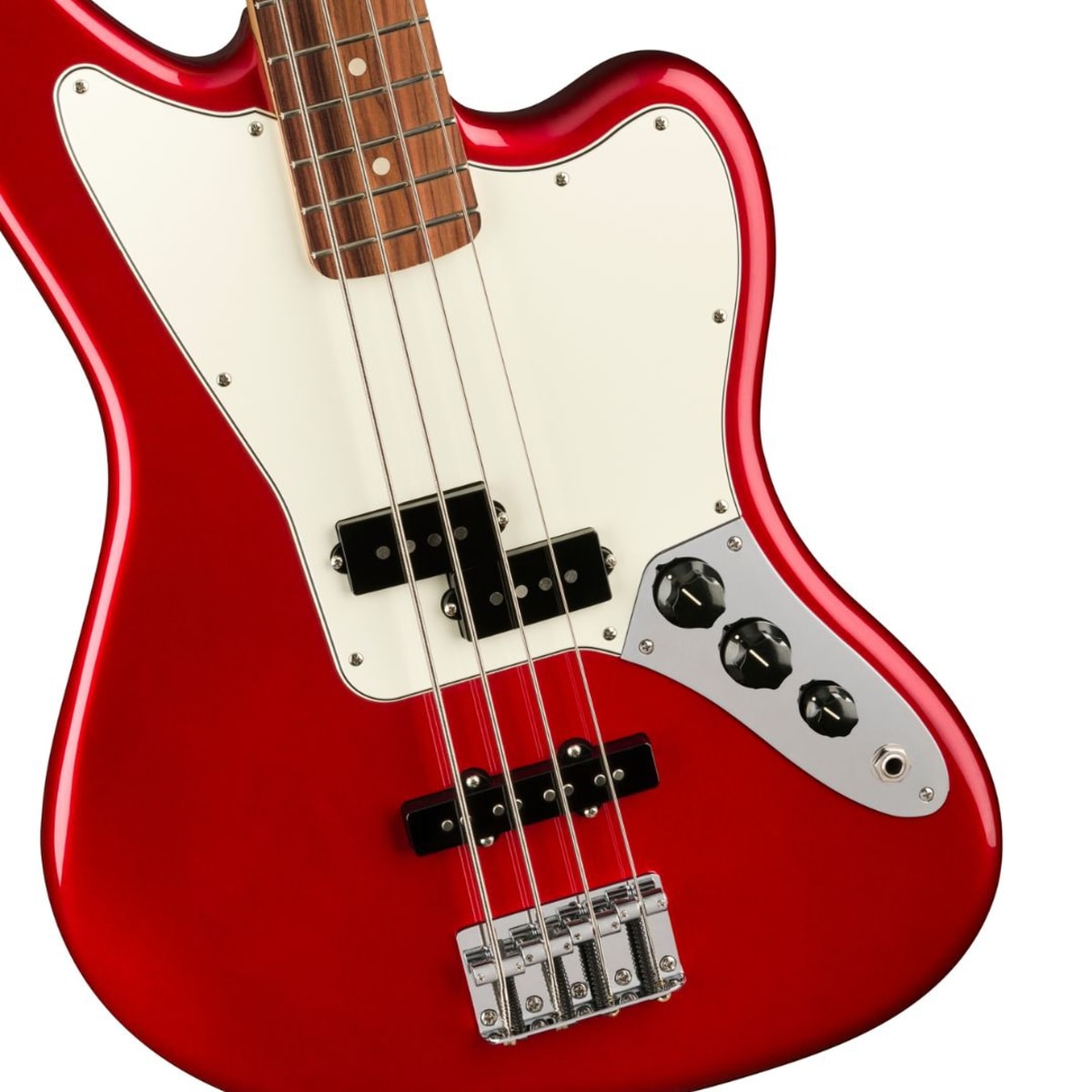 ベース Fender Mexico Player Jaguar Bass Red Contrabaixo Fender Player Jaguar Bass - Vermelho - Candy Apple Red