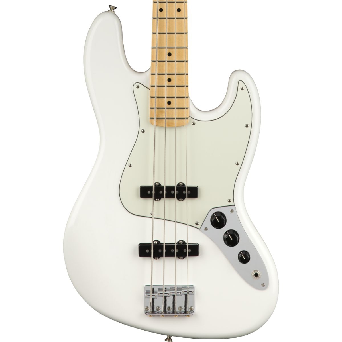 【美品】 Fender MEXICO Player Jazz Bass ホワイト Contrabaixo Fender Player Jazz Bass - Polar White