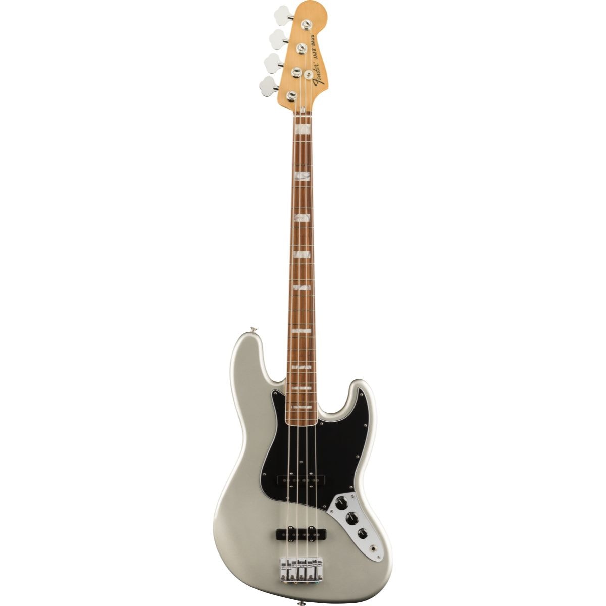 ベース Fender Player Jazz Bass silver Fender Player Jazz Bass - Silver with Pau Ferro Fingerboard