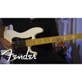 Contrabaixo Signature Chris Aiken Precision Bass 4 Cordas Squier By Fender - Branco (Olimpic White Stripe) (305)