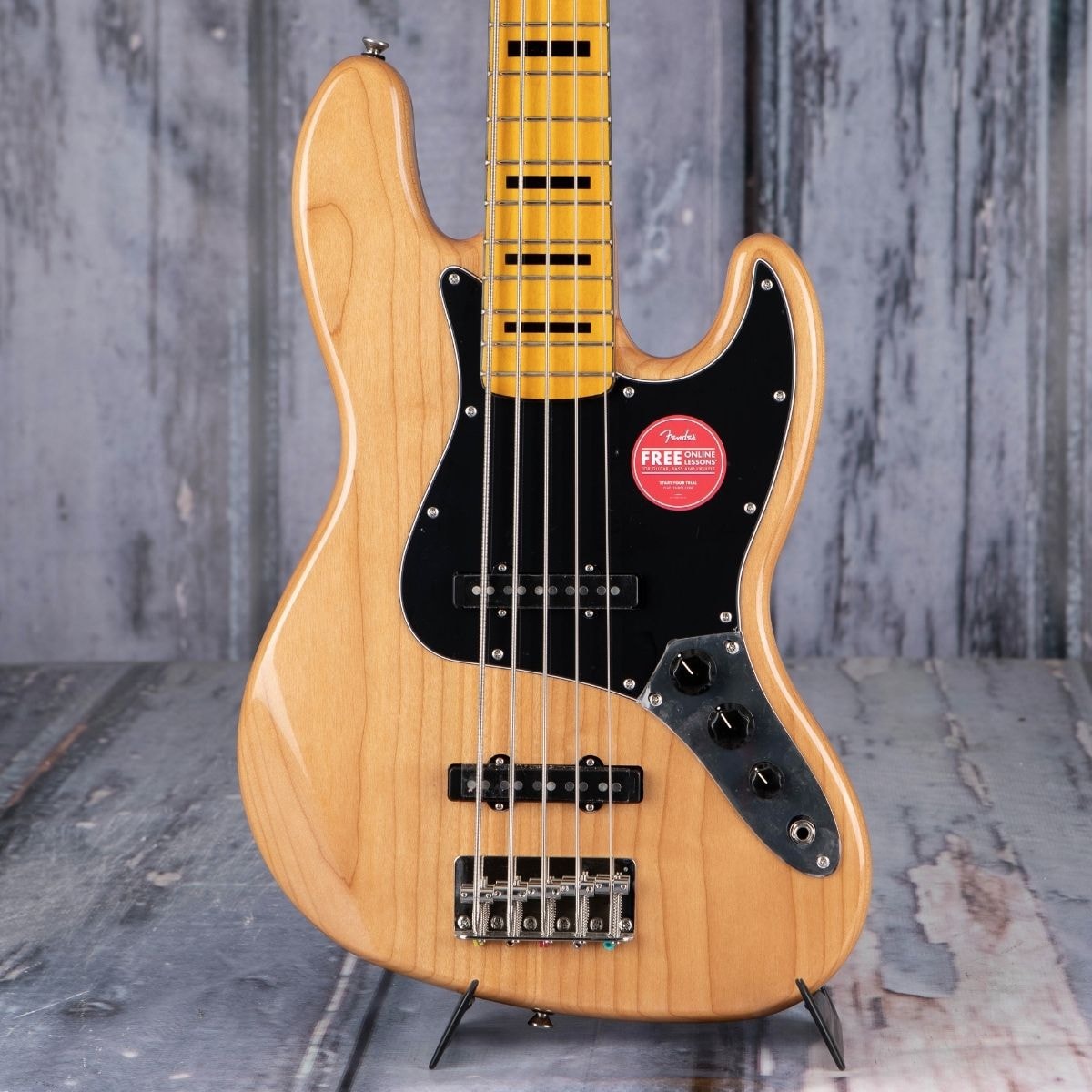Contrabaixo Squier 5 Cordas Jazz Bass Classic Vibe 70s - Natural