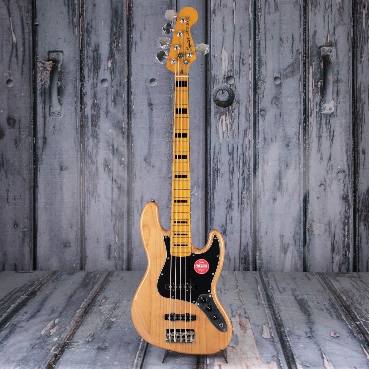 Contrabaixo Squier 5 Cordas Jazz Bass Classic Vibe 70s - Natural