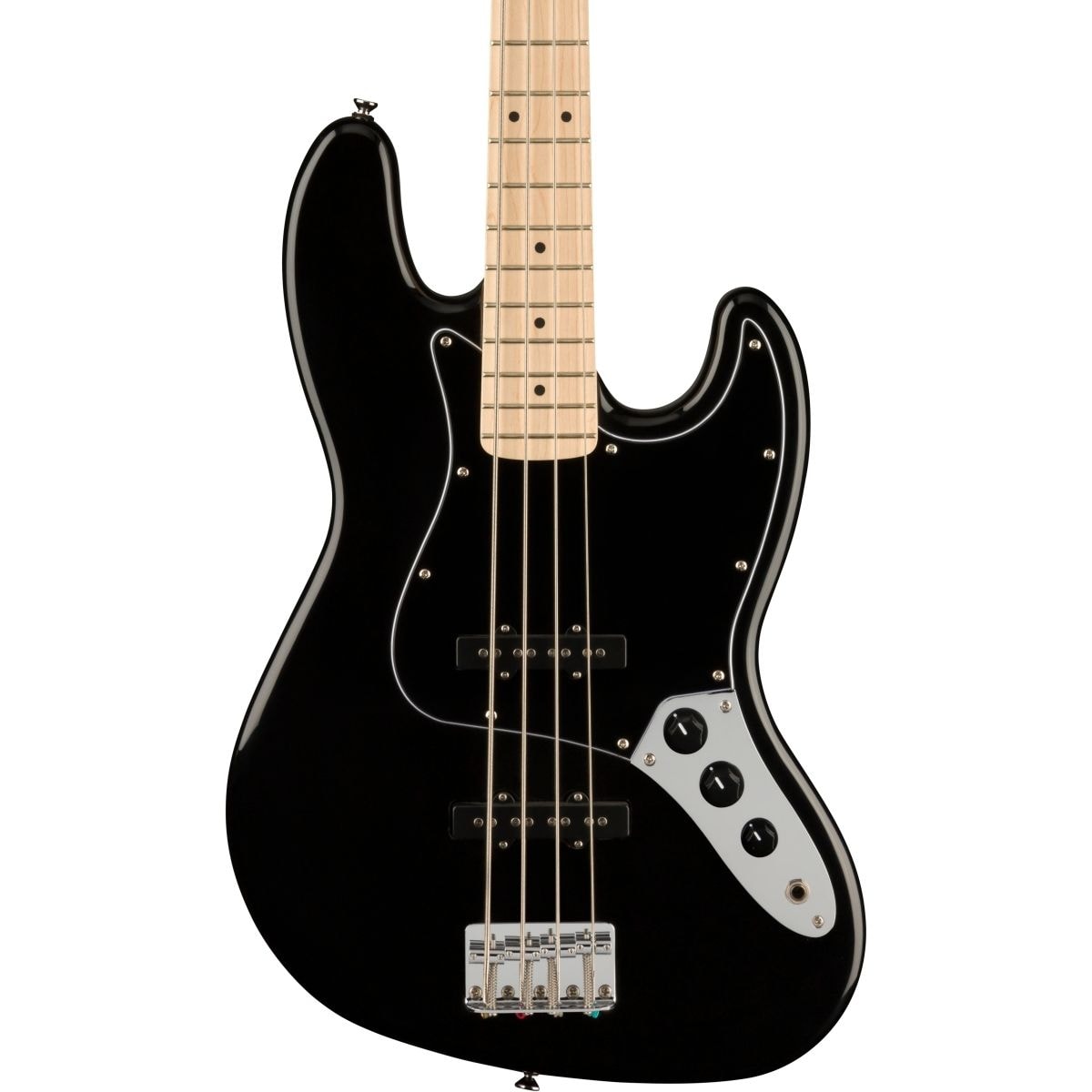 ベース Squier Affinity Jazz Bass MN BPG BLK Contra Baixo Fender Squier Affinity Jazz Bass MN BPG Black