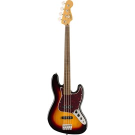 Contrabaixo Squier Jazz Bass Classic Vibe 60s Fretless - 3-color Sunburst