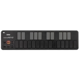 Controlador Nanokey II USB Mid com 25 Mini Teclas Korg - Preto (BK) Controlador Nanokey II USB Mid com 25 Mini Teclas Korg - Preto (BK)