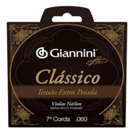 Corda Avulsa para Violão 7 Cordas Genwxpa7 Extra Pesada Giannini Corda Avulsa para Violão 7 Cordas Genwxpa7 Extra Pesada Giannini