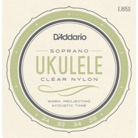 Corda EJ65s para Ukulele Soprano D'Addario Corda EJ65s para Ukulele Soprano D'Addario