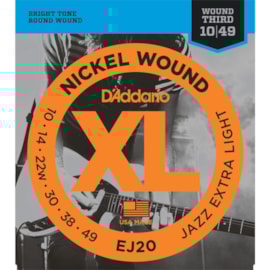 Corda para Guitarra EJ20 Jazz Extra Light (.010) D'addario Corda para Guitarra EJ20 Jazz Extra Light (.010) D'addario