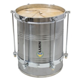 Cuíca 25X08" INOX 6 Afinações Ferragem Cromada Luen Cuíca 25X08" INOX 6 Afinações Ferragem Cromada Luen